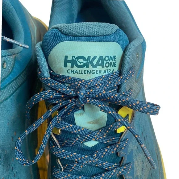 HOKA One One Challenger ATR 6 Mens 13 Teal Blue Green Trail Running Hiking Shoes - Picture 7 of 10